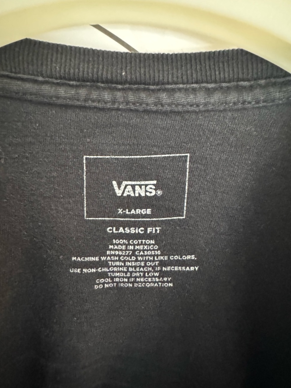 Vans x Thrasher Pocket Graphic Tee Flames Black Size XL - Picture 3 of 4